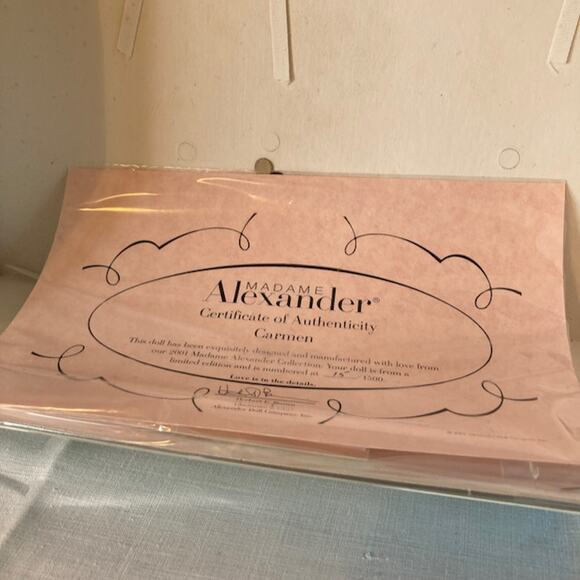 Y2K Madame Alexander 16" Carmen (Coco) #28395 (2001) LE 1500 RESTRUNG - Picture 7 of 8